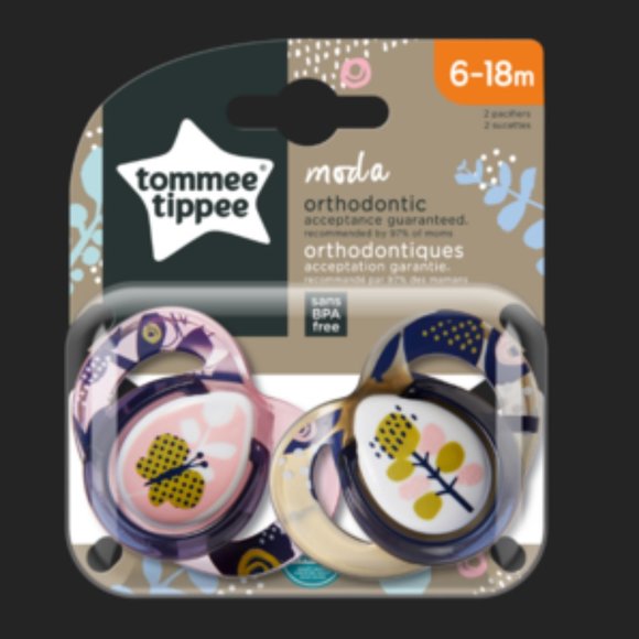 Tommee Tippee Other New Pack Tommee Tippee Pacifiers Moda Orthodontic 618 Months Poshmark